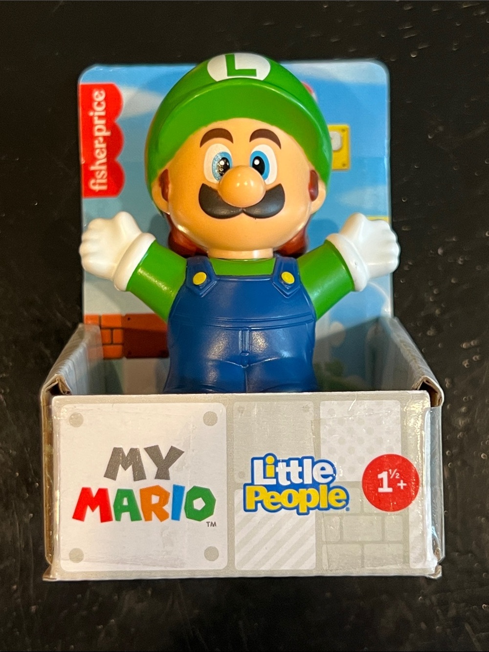 Fisher Price Little People My Mario NEW - Luigi